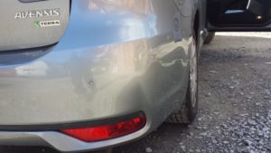 Gallery: Before & after pictures of crash repairs, Rear Bumper Plastic Dent, After repair